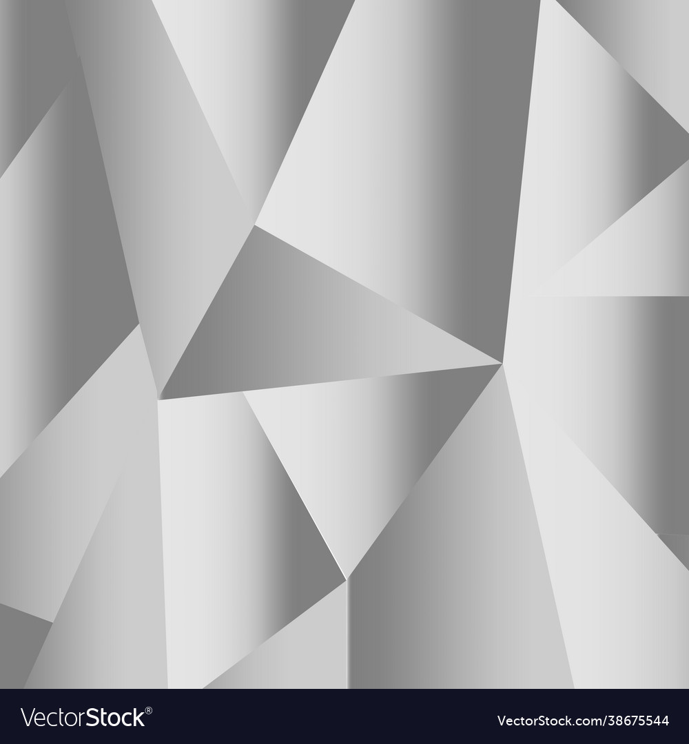 Abstract gray triangles background in different Vector Image