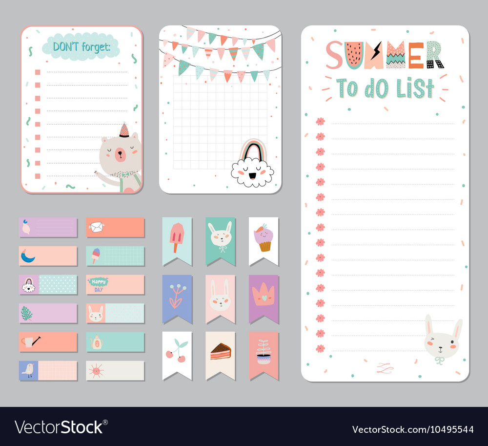 cute weekly calendar