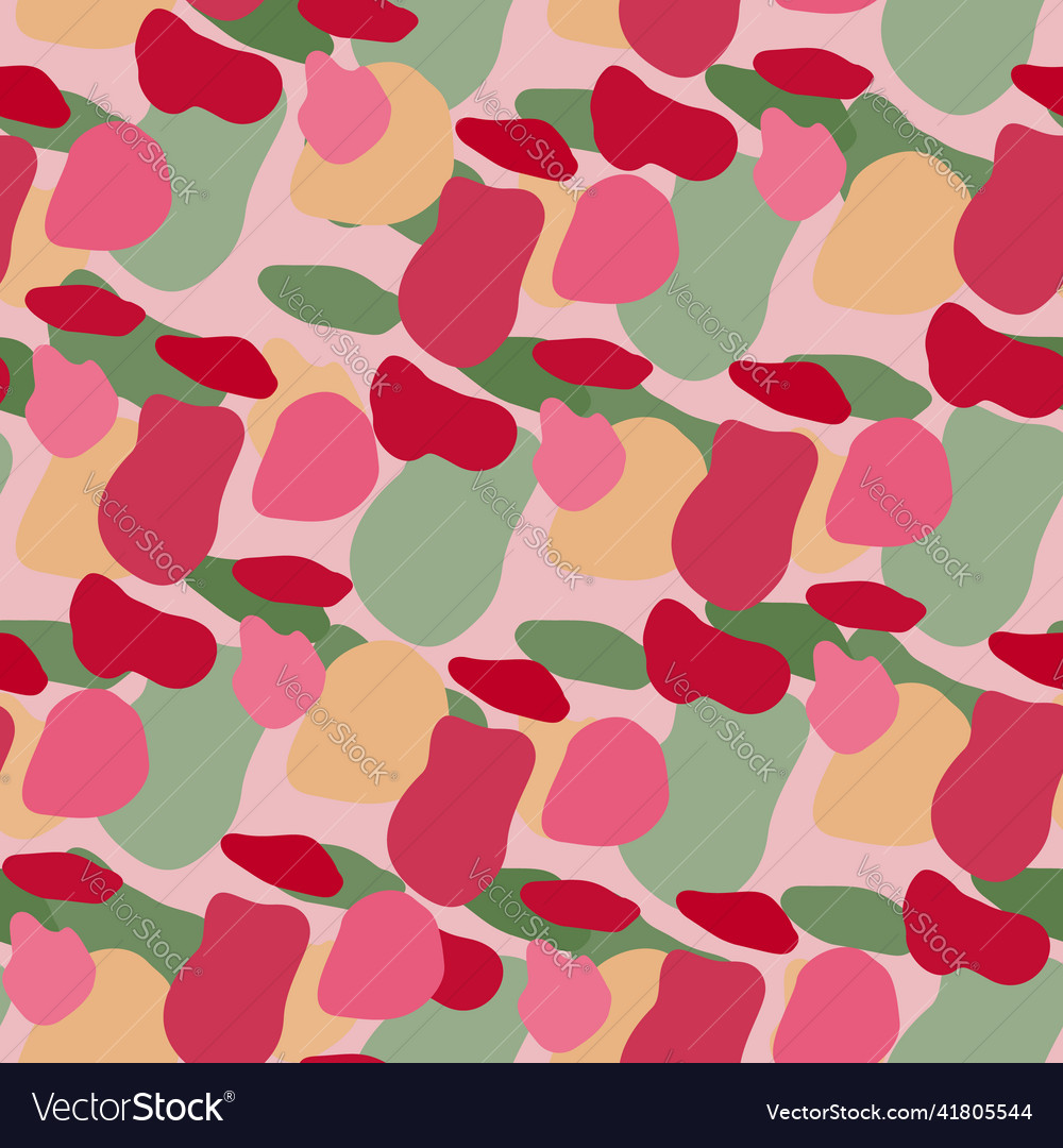 Doodle circle shape seamless pattern abstract vector image Doodle circle shape seamless pattern abstract