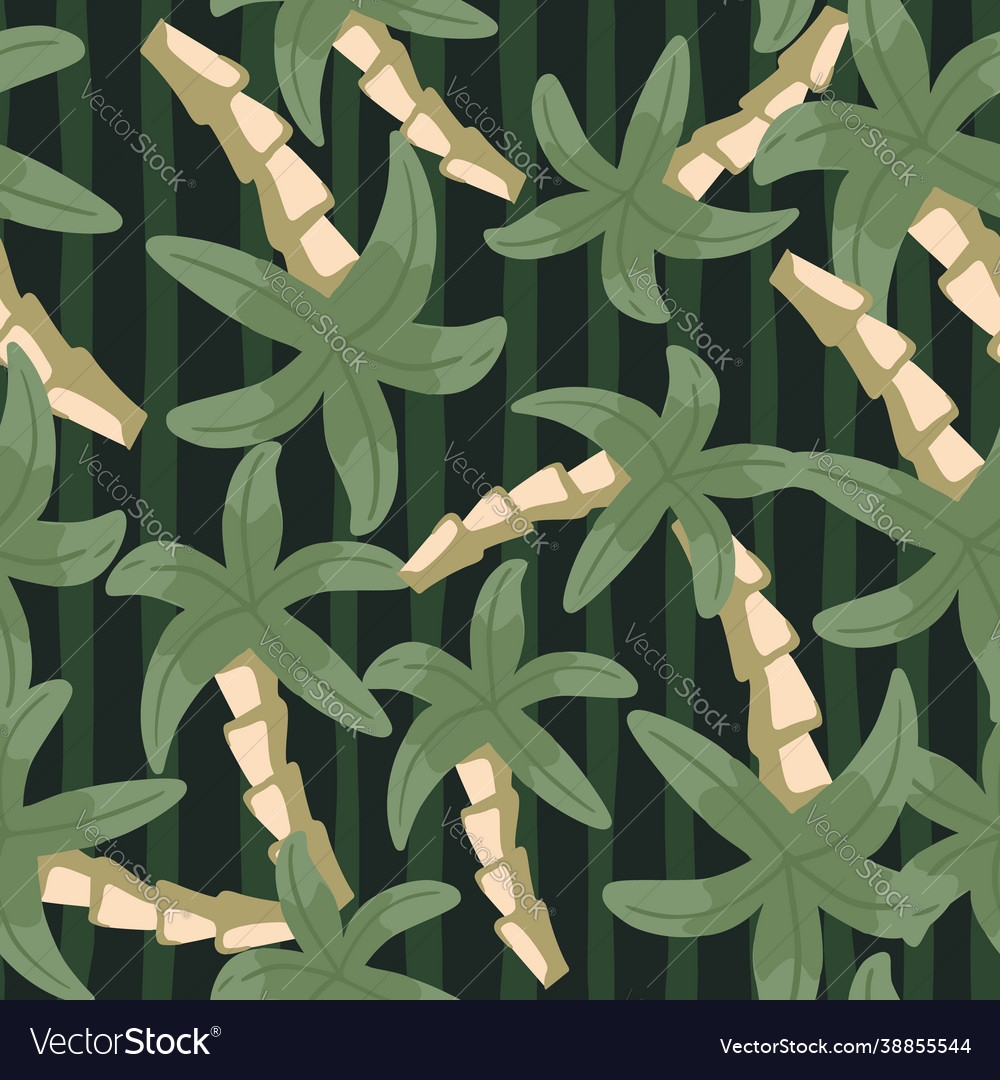 Hand drawn seamless pattern with random green vector image Hand drawn seamless pattern with random green
