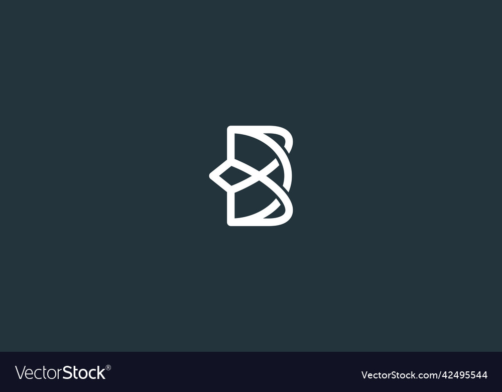 Initial letter db or bd logo design template vector image Initial letter db or bd logo design template