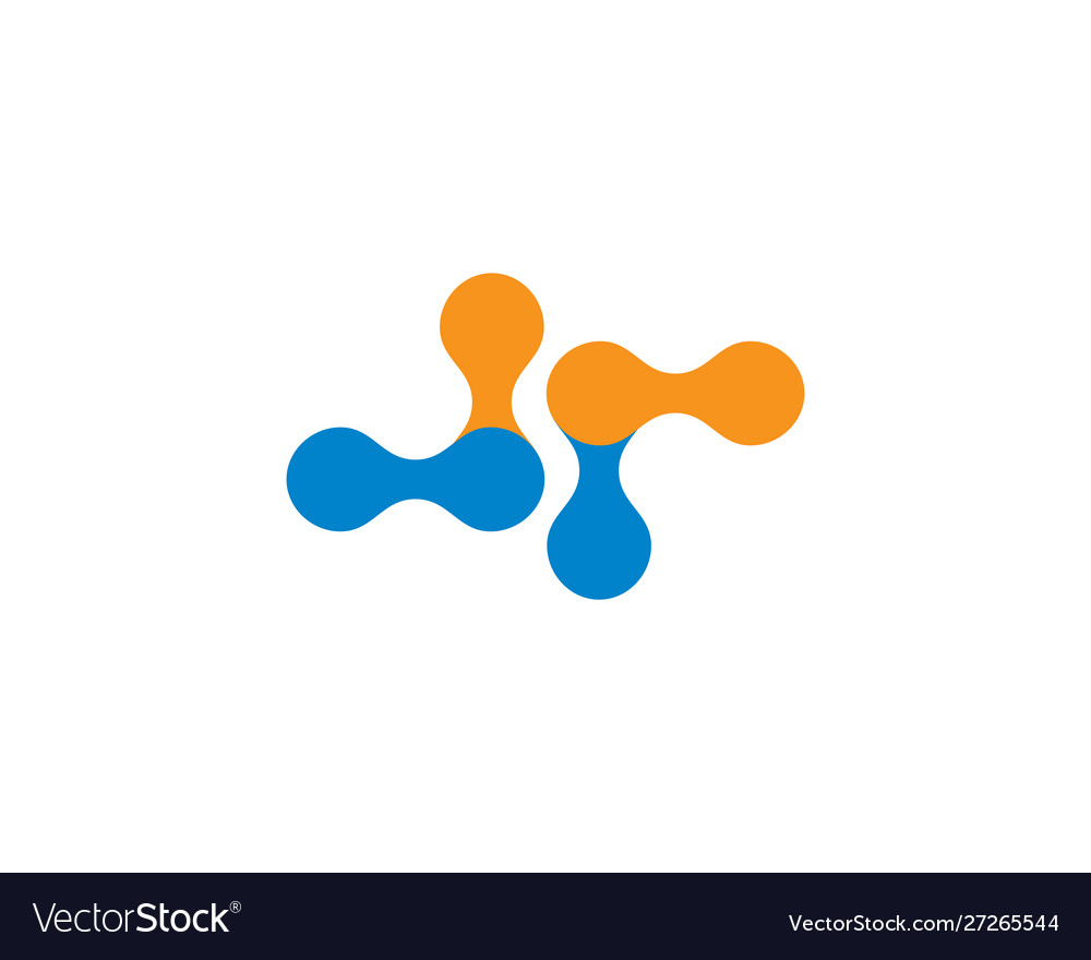 Molecule icon design Royalty Free Vector Image