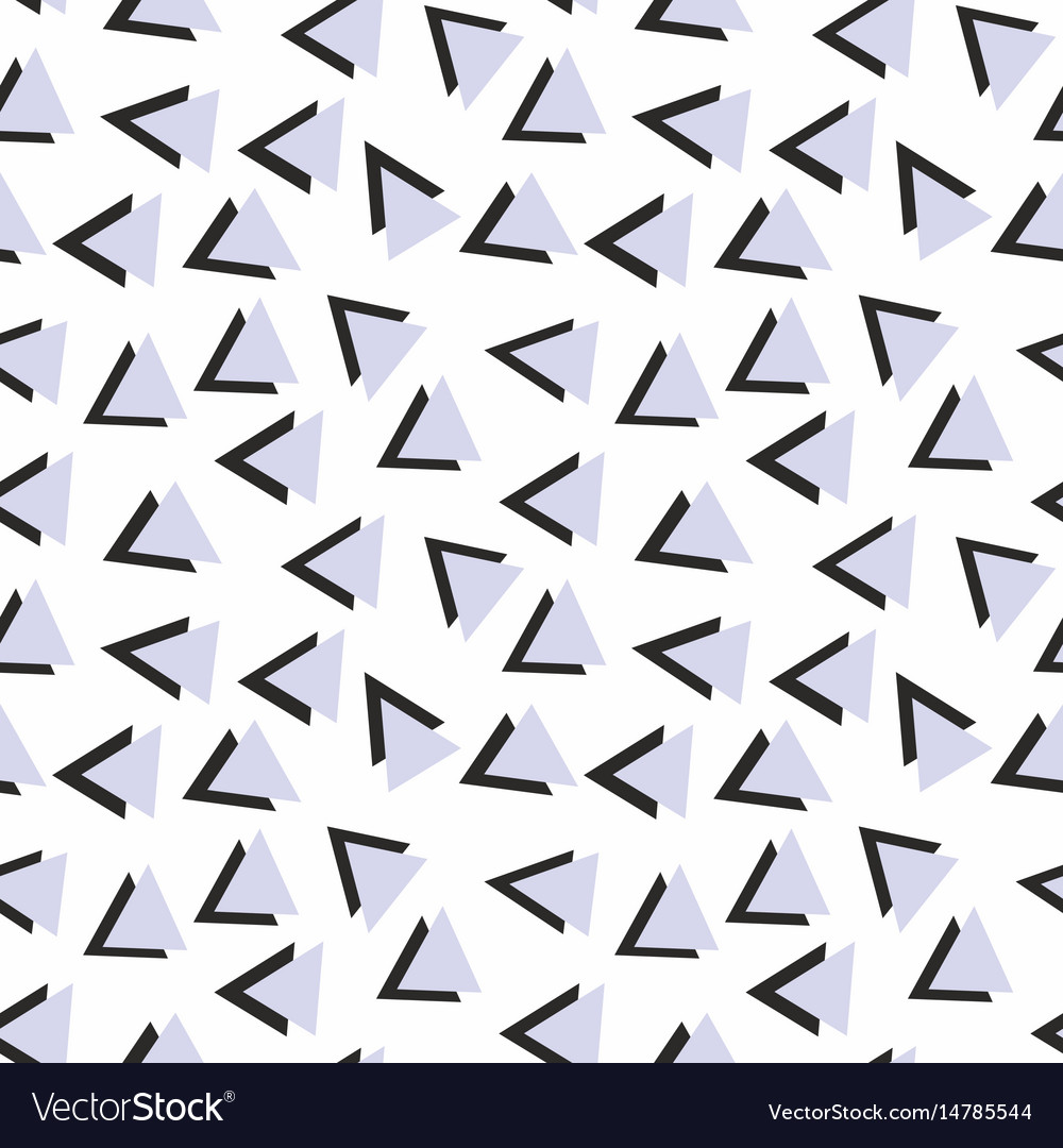 Seamless pattern with triangles background