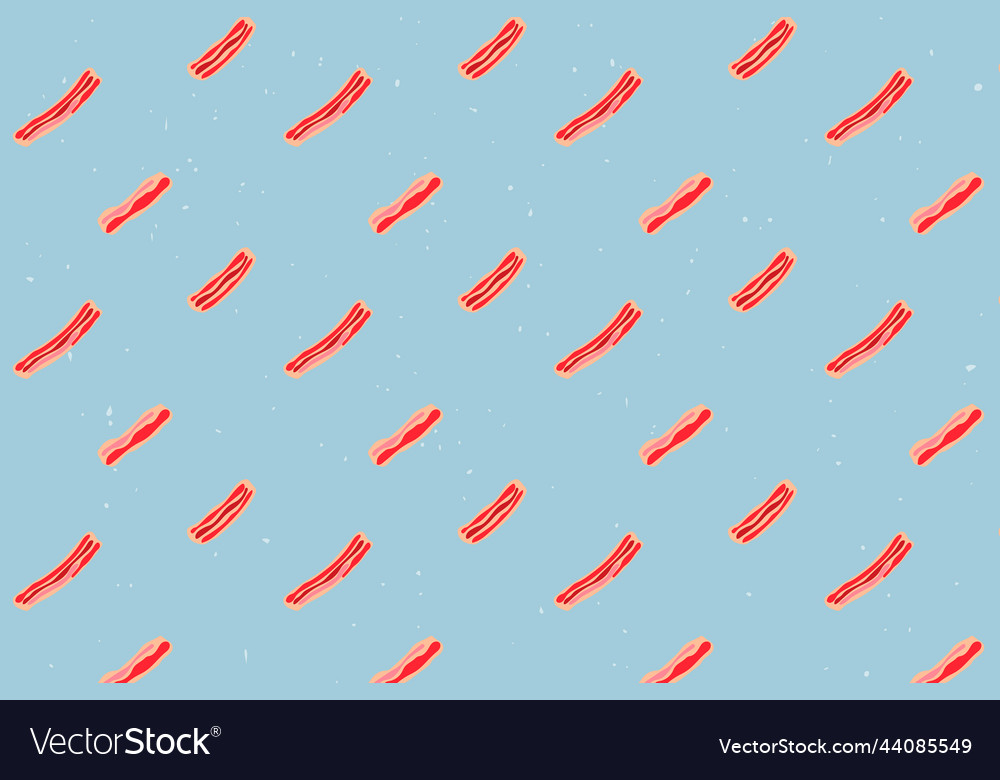 Bacon seamless pattern background