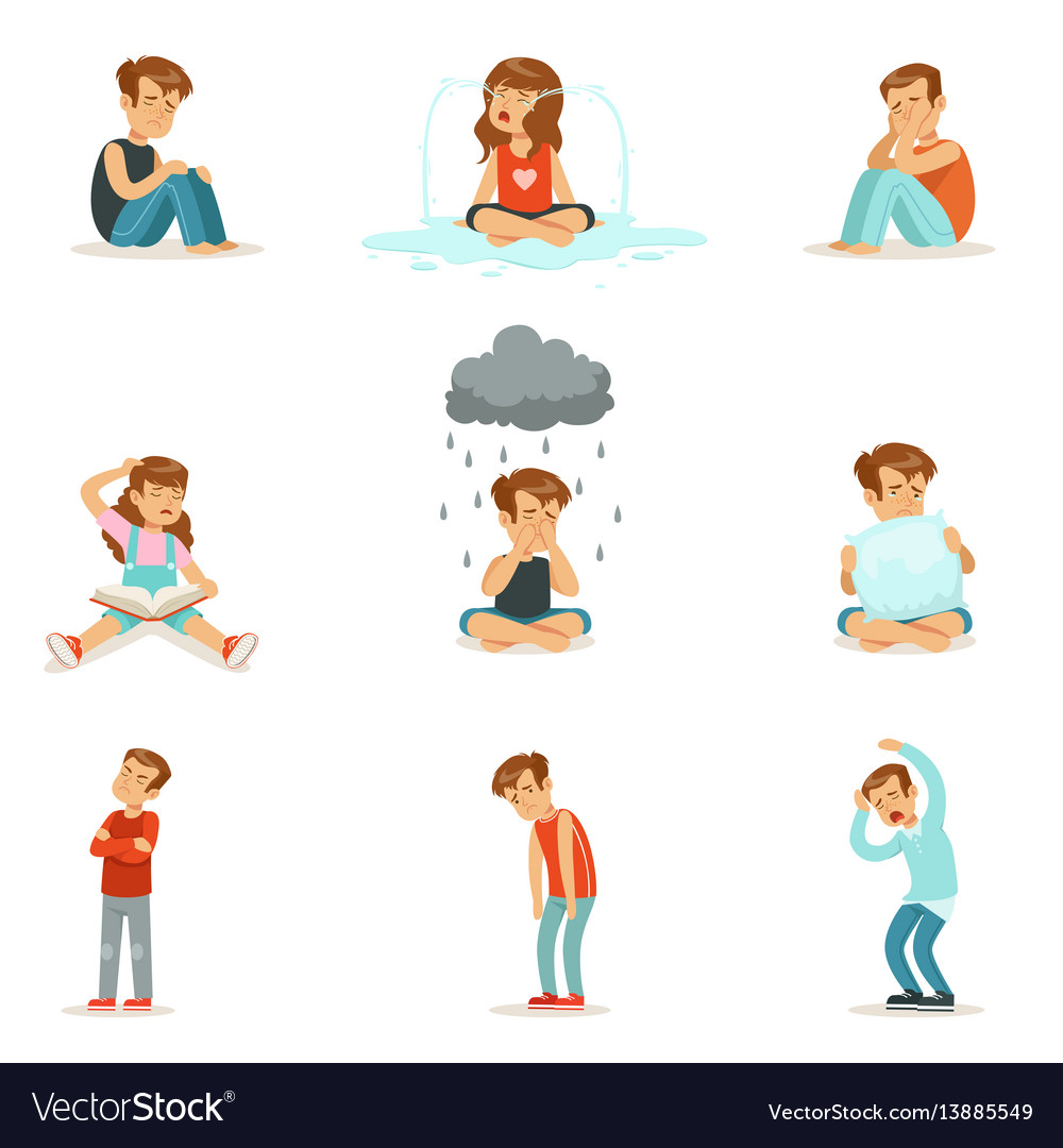 Negative feelings Free Stock Vectors