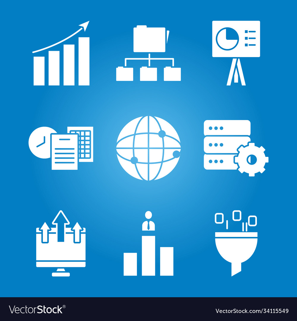 Icon set data analysis and global network