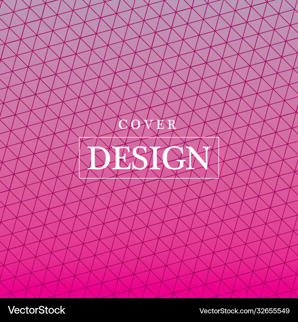 Pink gradient and pattern background design Vector Image