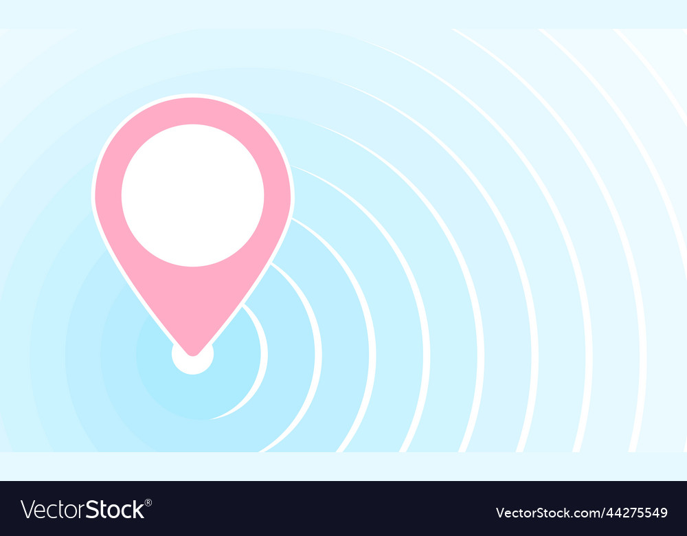 Red GPS Pin Icon - Location Marker
