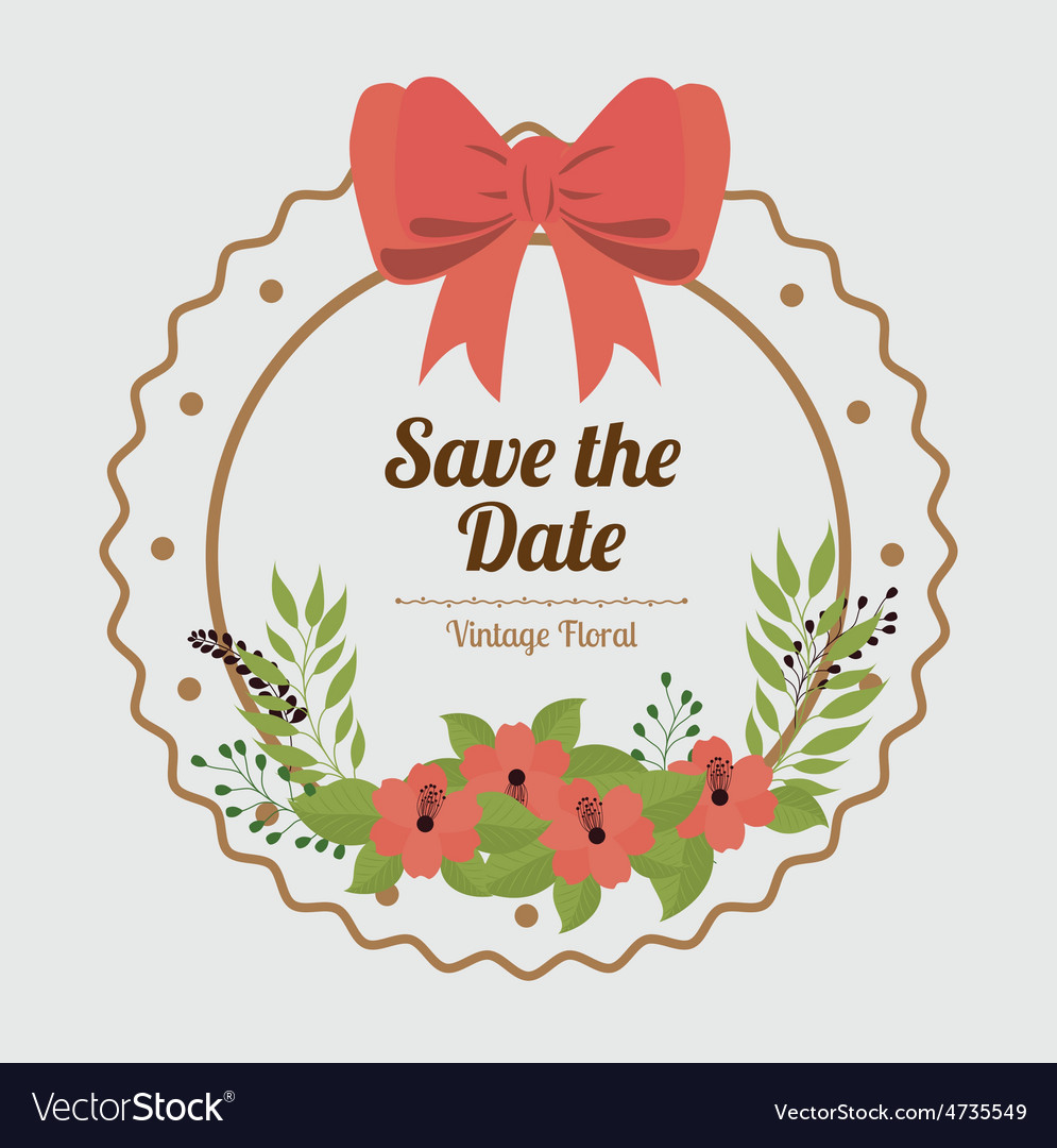 Save the date design