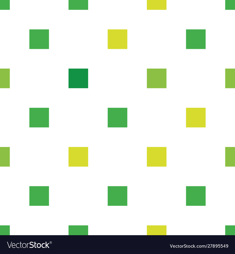 Seamless polka square pattern in different colors vector image Seamless polka square pattern in different colors
