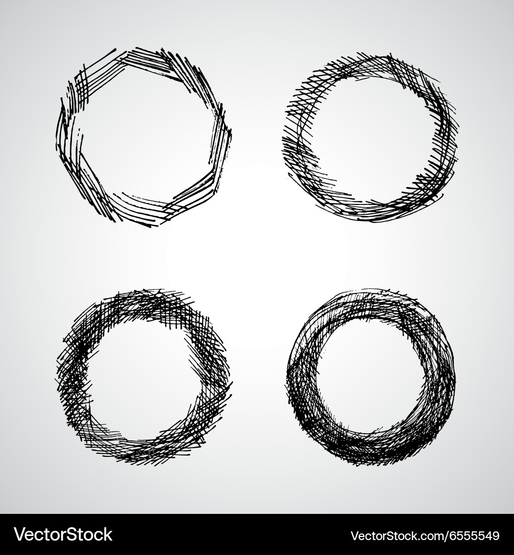 Set grunge frame Royalty Free Vector Image - VectorStock