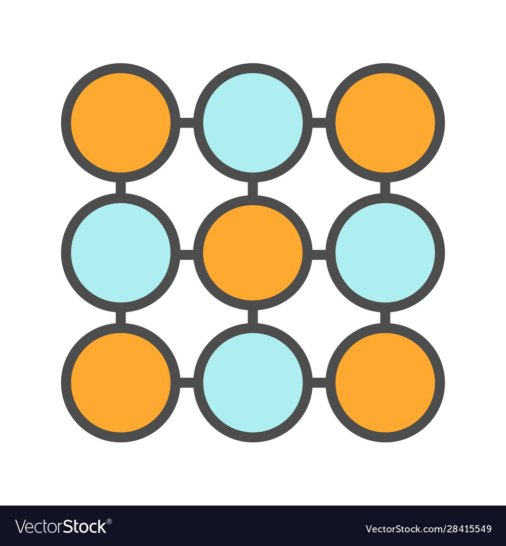 Structure symbol color icon vector image Structure symbol color icon