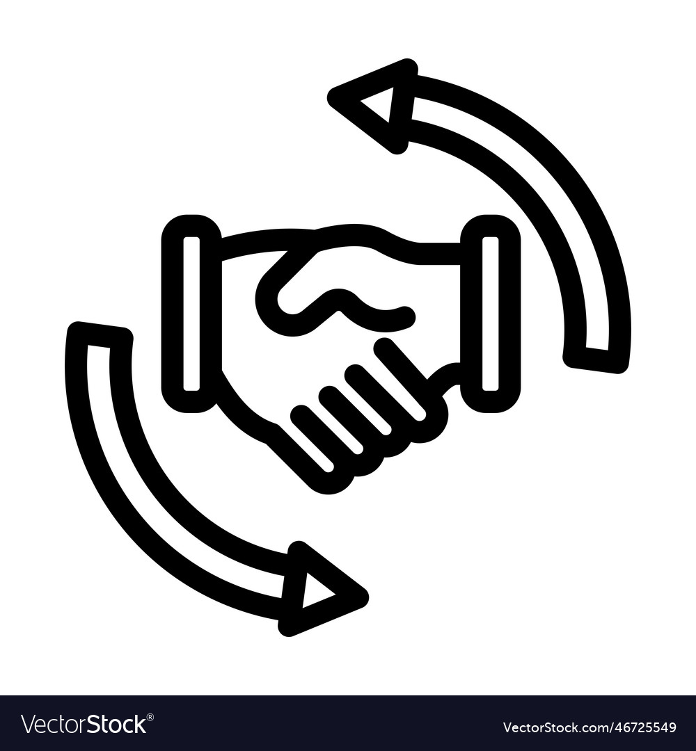 Handel dicke Linie Icon für persönliche und kommerzielle