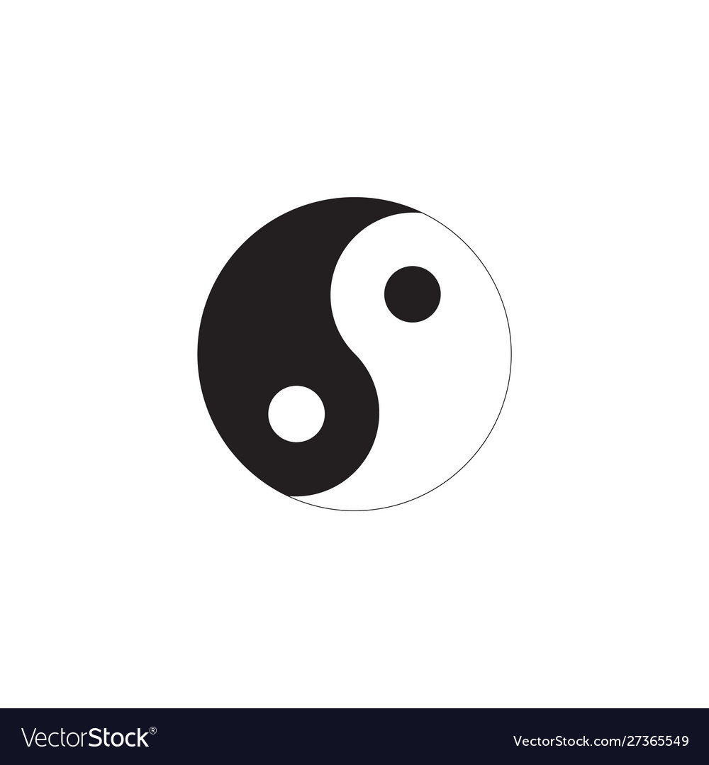 Ying yang symbol harmony and balance