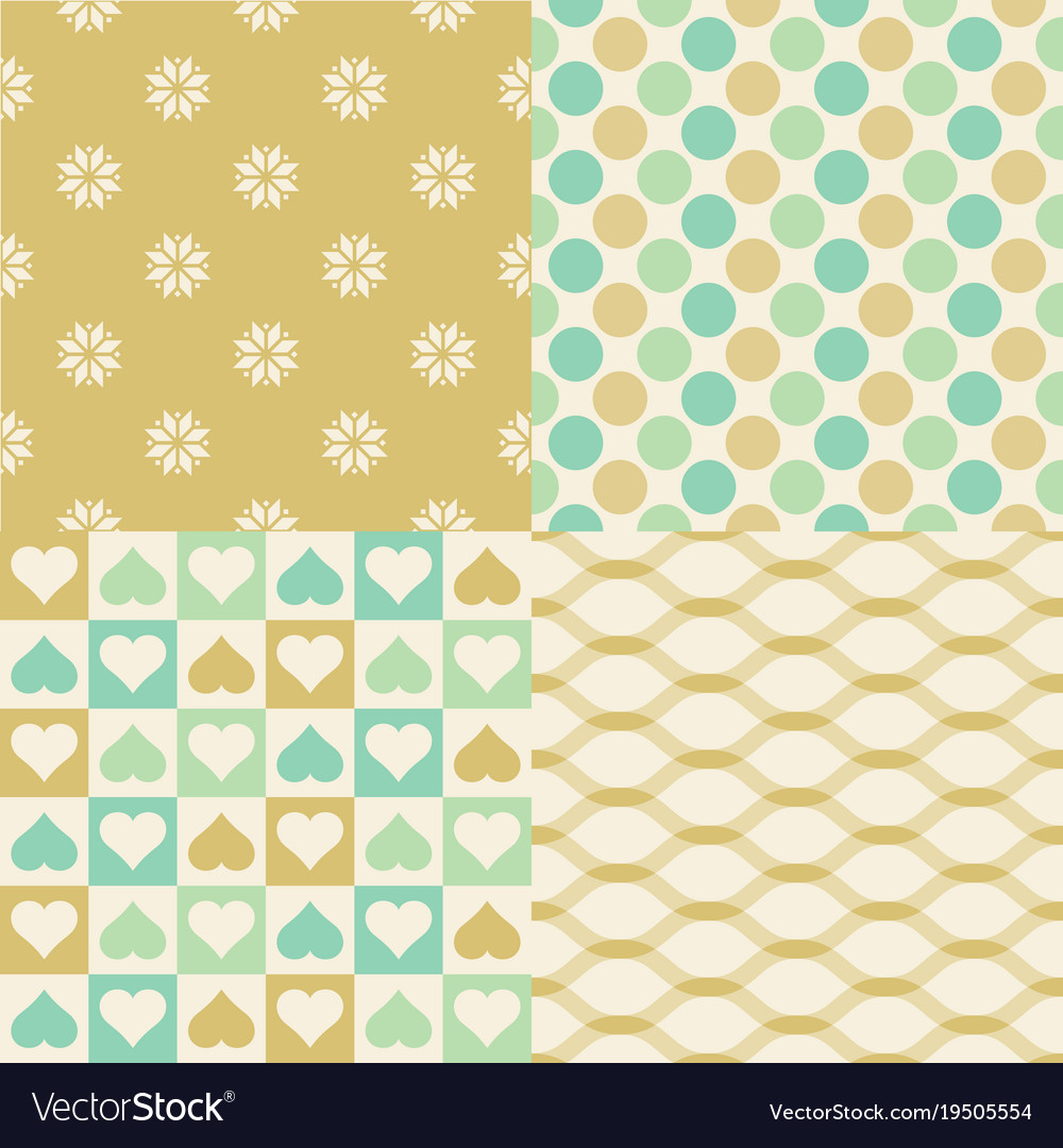 Gold Snowflake Pattern