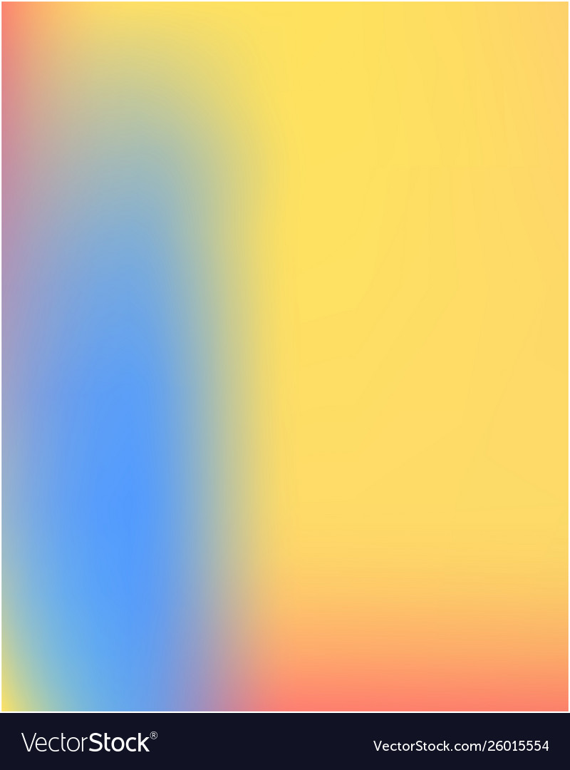 Gradient mesh painted in different colors