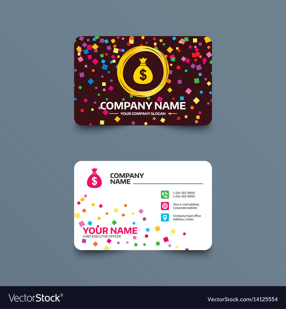 money bag sign icon