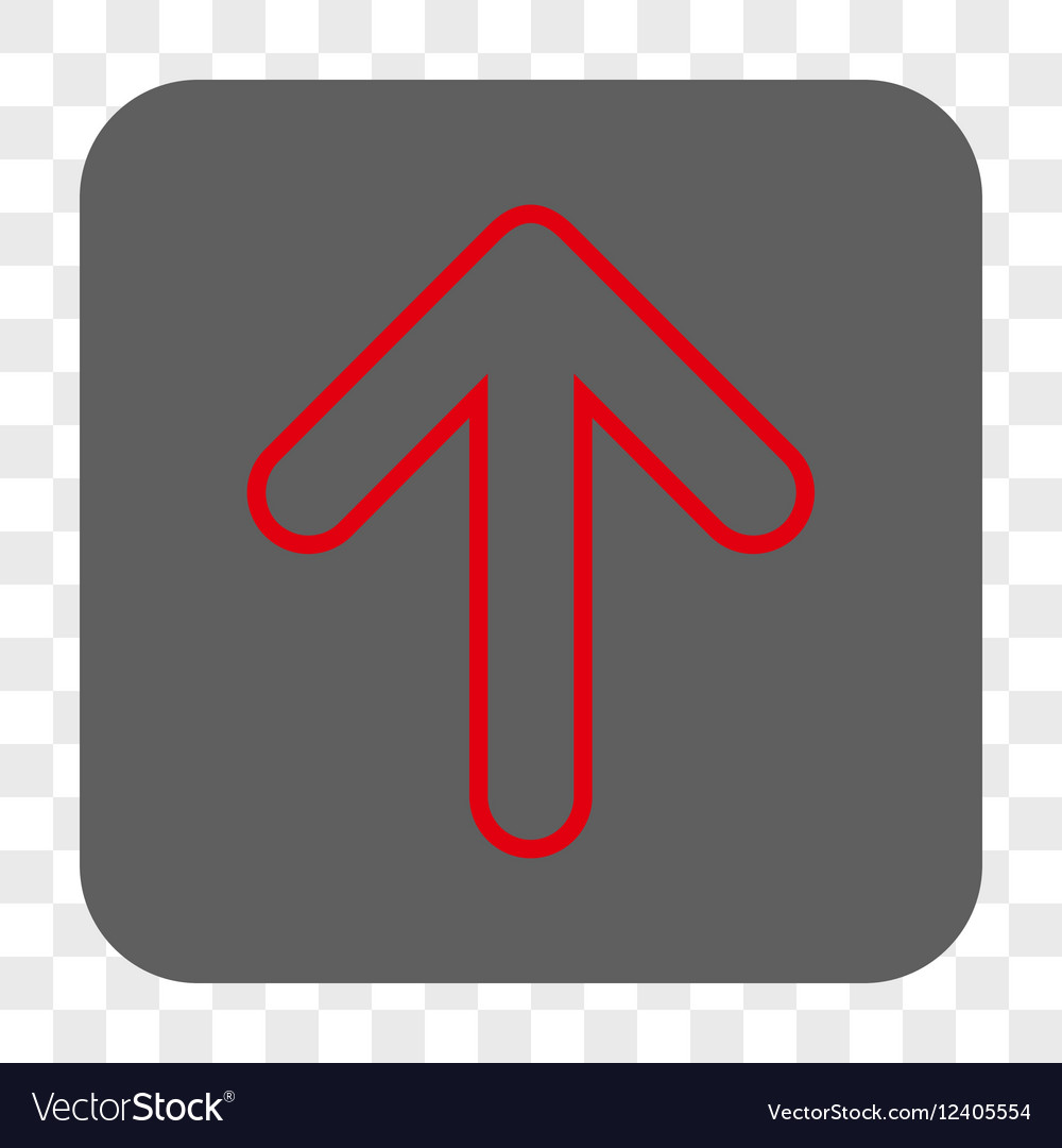 Rounded arrow up square button