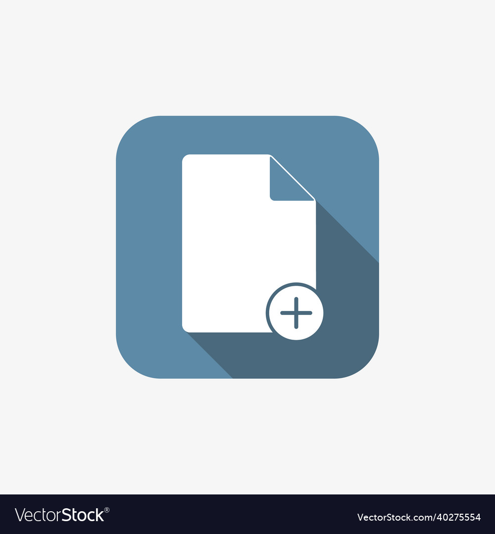 Text file with plus sign add create new