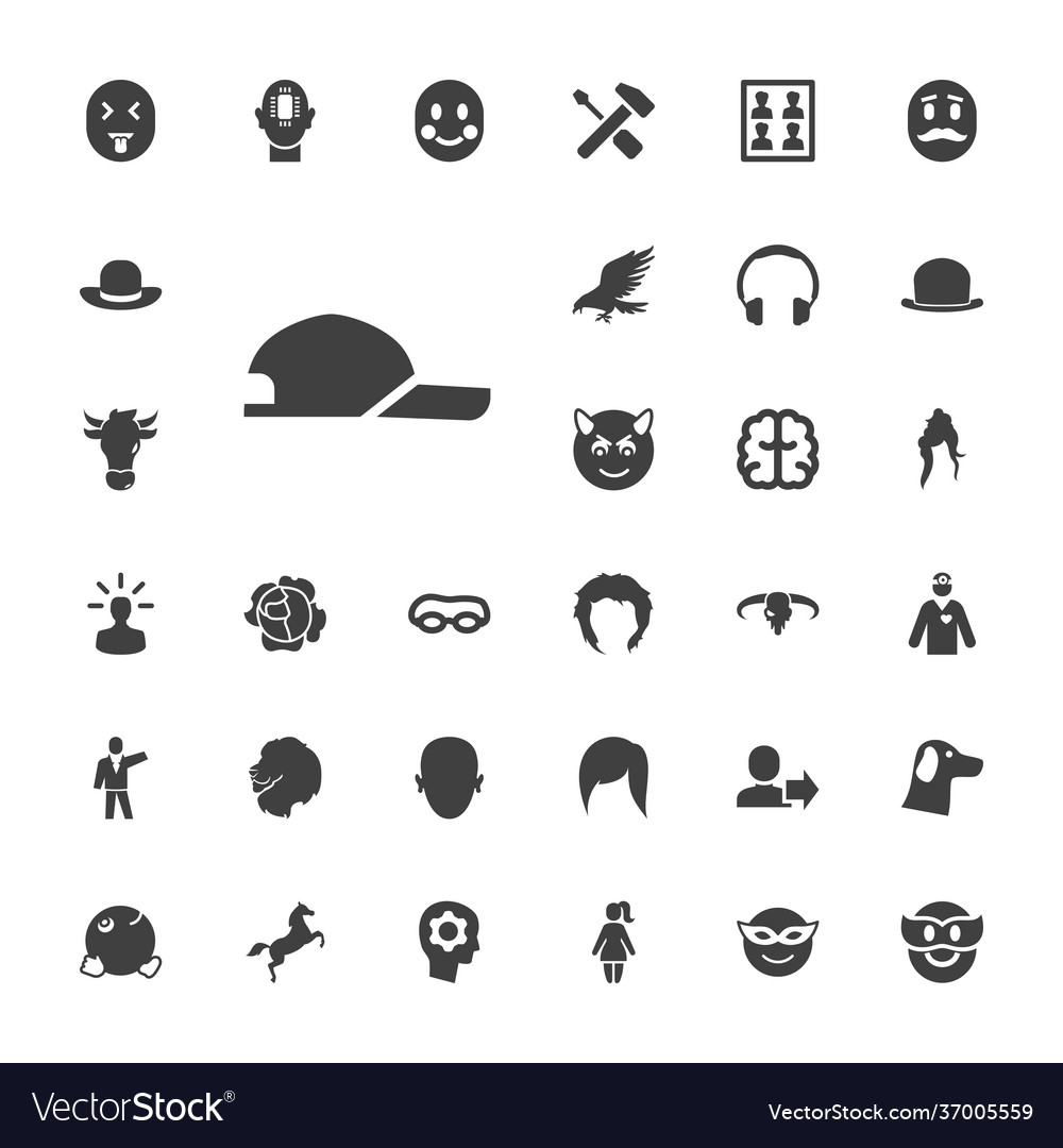 33 head icons