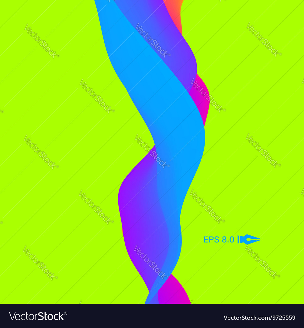 3d wavy background dynamic effect design template