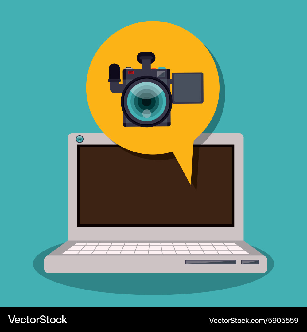 Camera design Royalty Free Vector Image - VectorStock