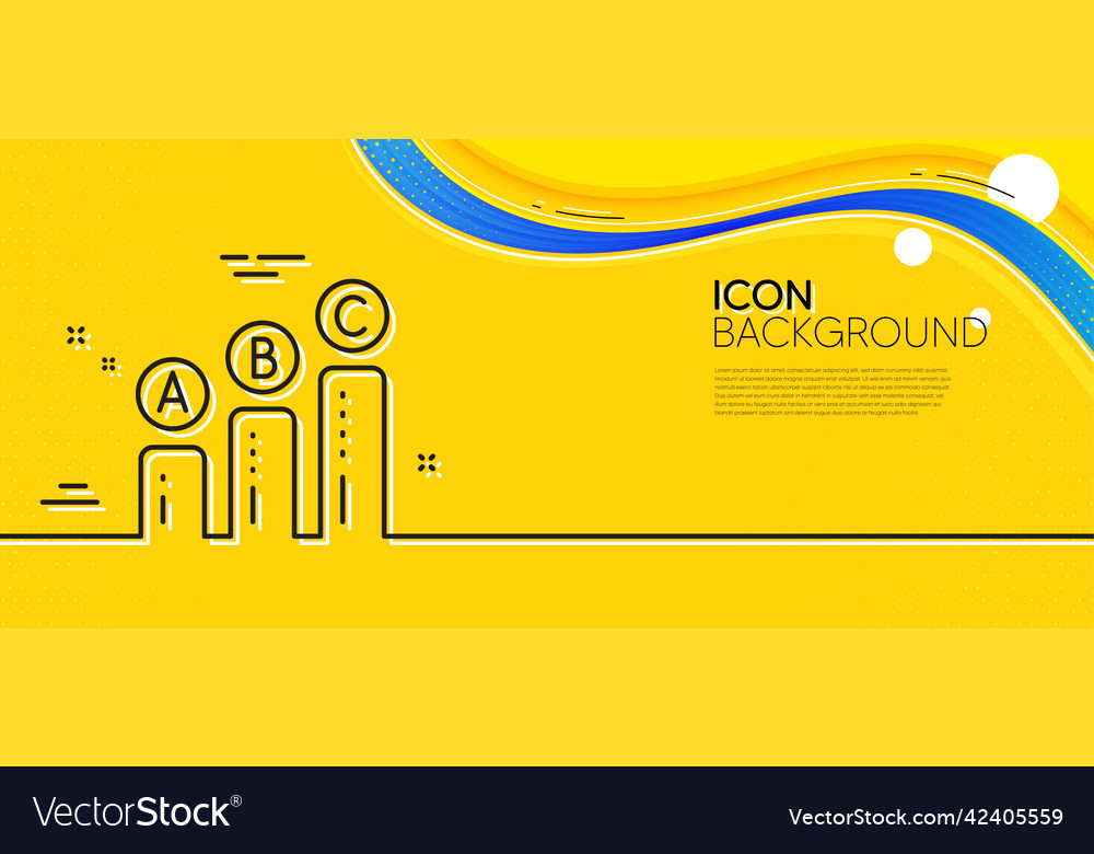 Graph line icon column chart sign minimal vector image Graph line icon column chart sign minimal
