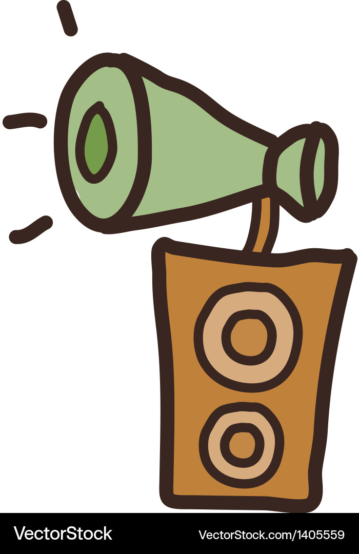 Icon speaker Royalty Free Vector Image - VectorStock