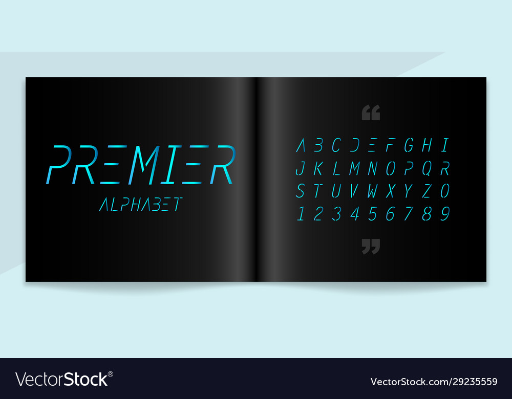 Modern Alphabet Lettering Set