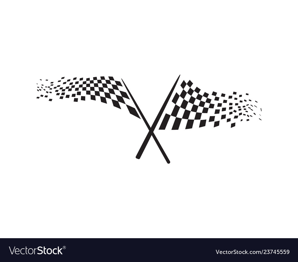 Race flag icon design