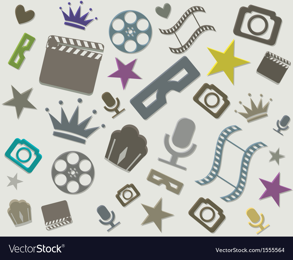 Abstract cinema pattern