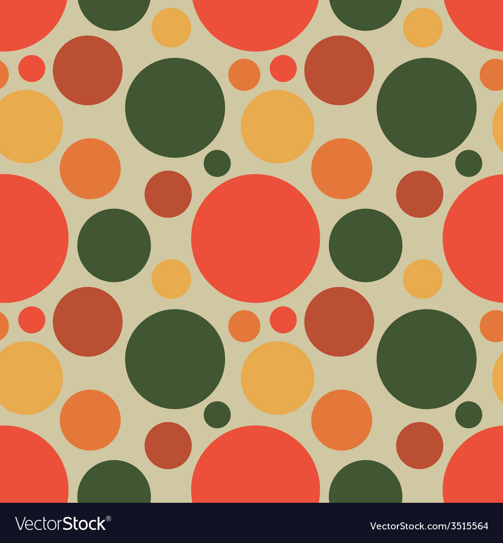 Abstract Circles Seamless Pattern