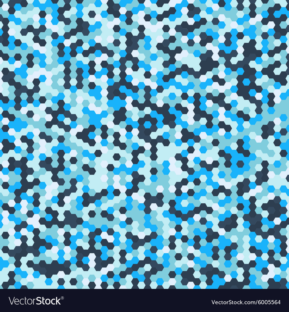 Background of different color hexagons