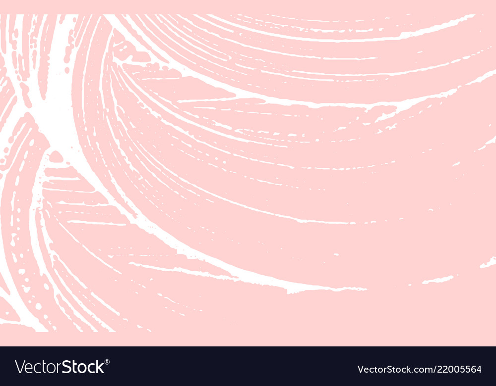 Grunge texture distress pink rough trace Vector Image