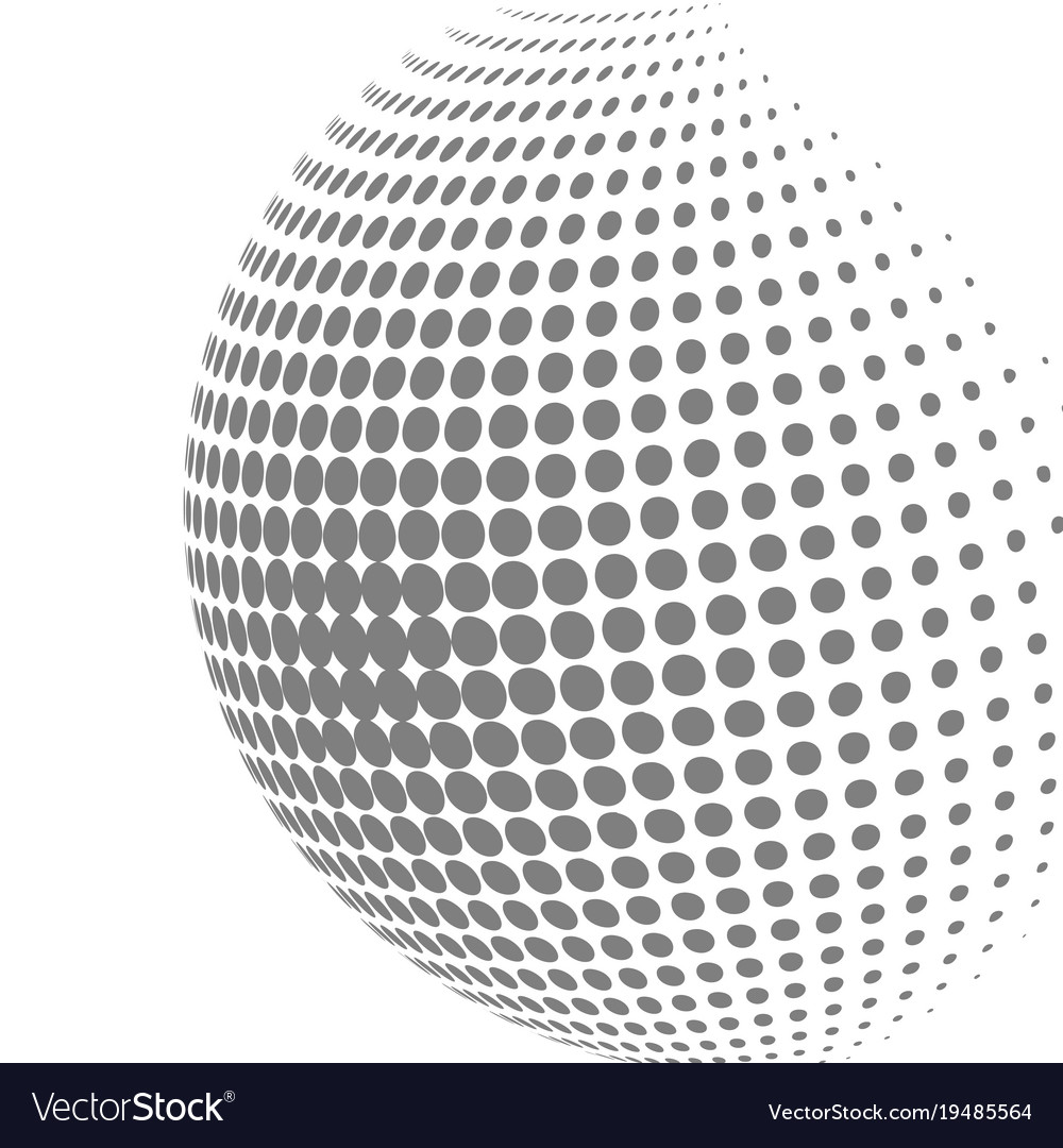 Halftone Sphere Pattern