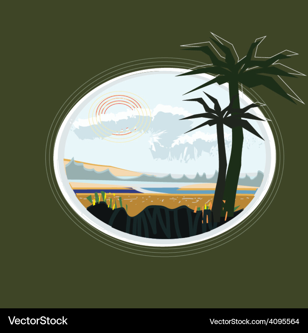 Landscape Royalty Free Vector Image - VectorStock