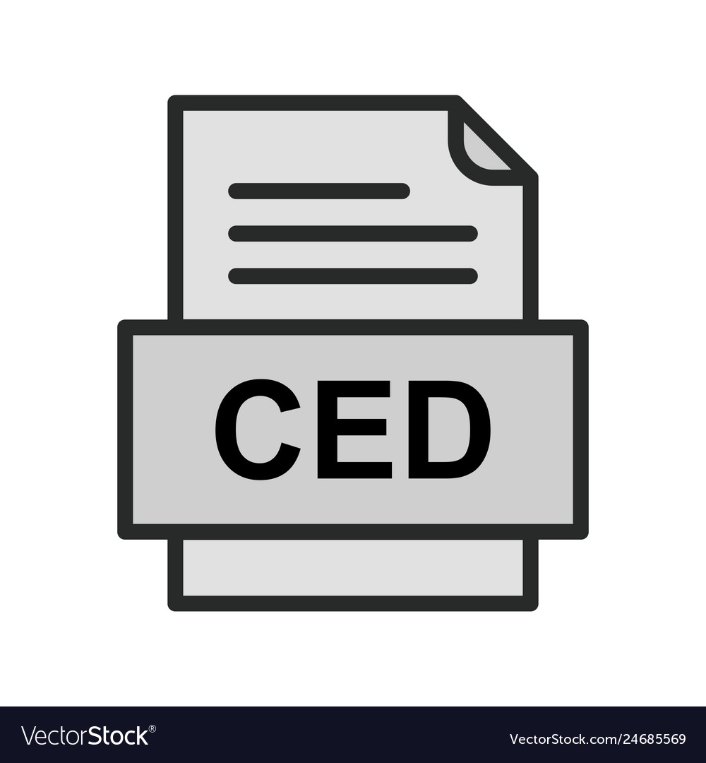 Ced file document icon