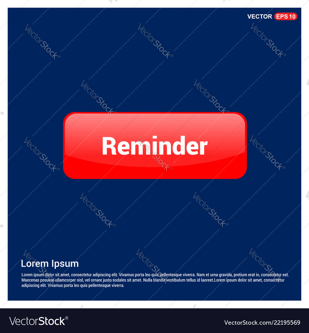 Chat bubble with reminder typographic design