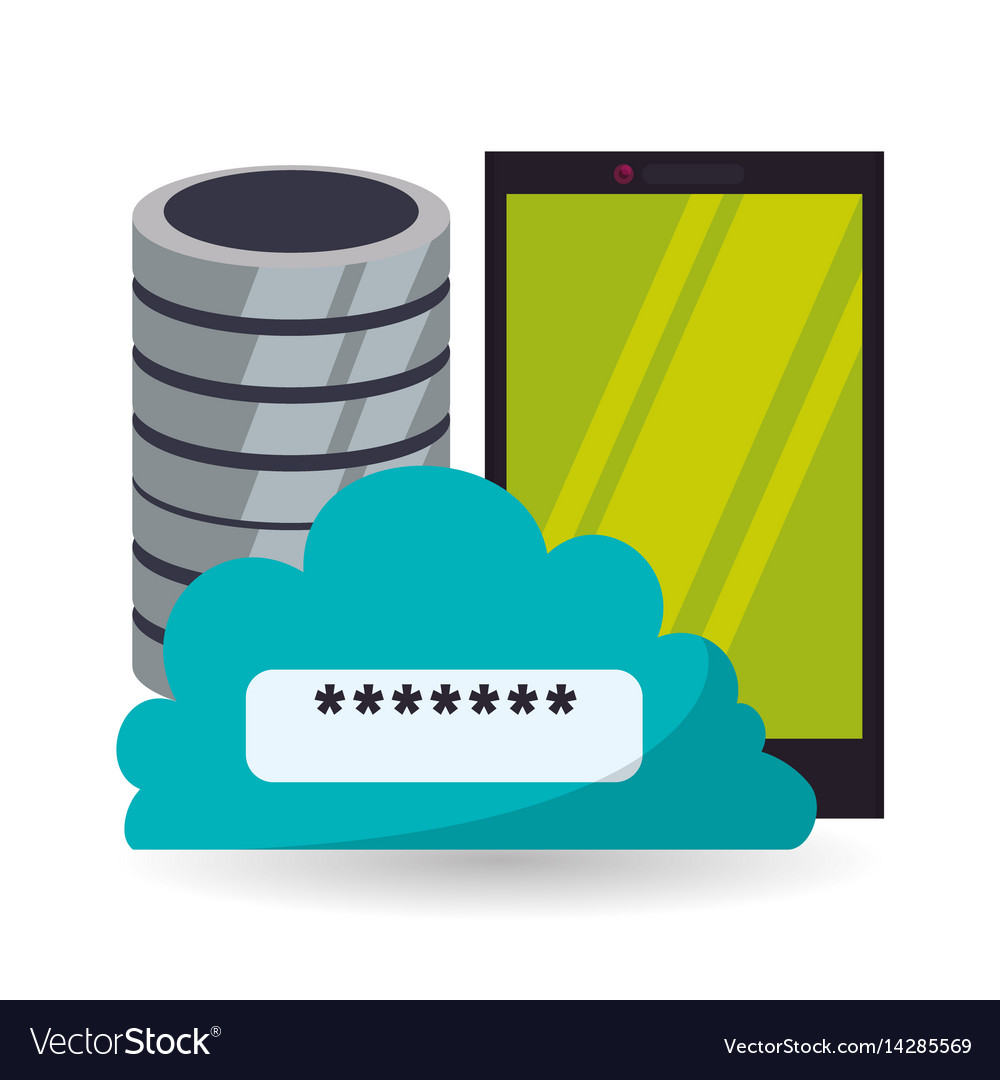 Cloud computing design media icon isolated