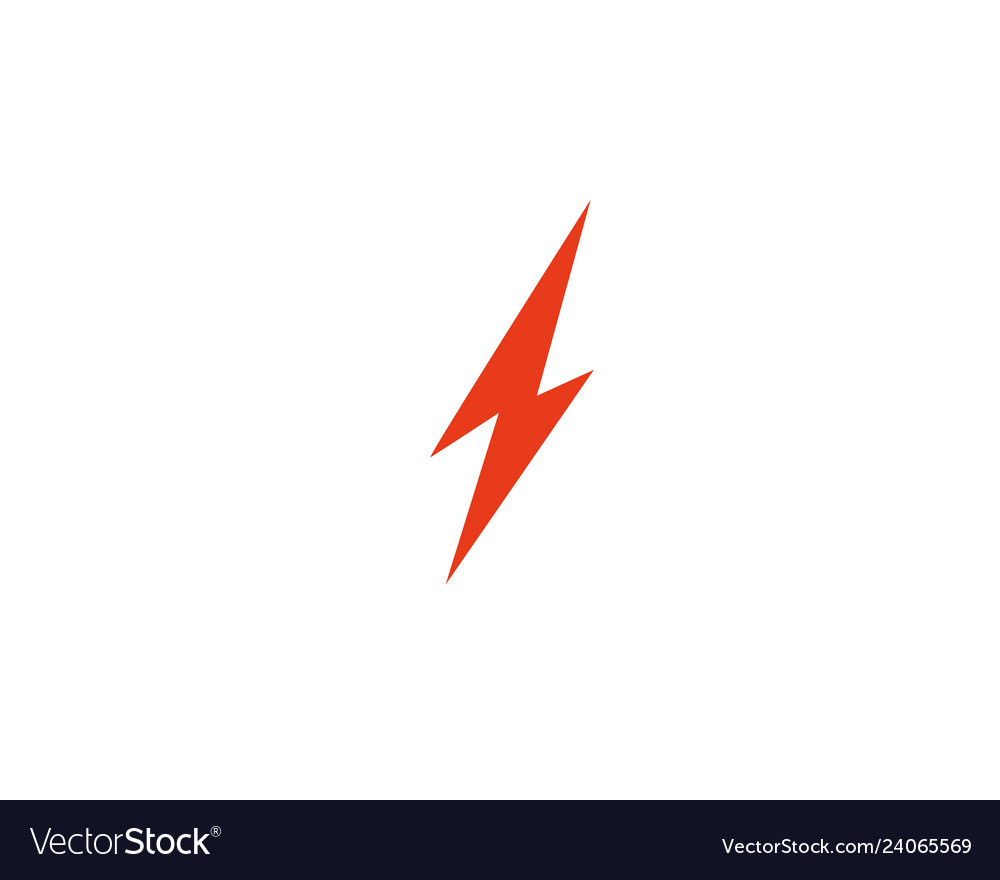 Flash thunderbolt logo template