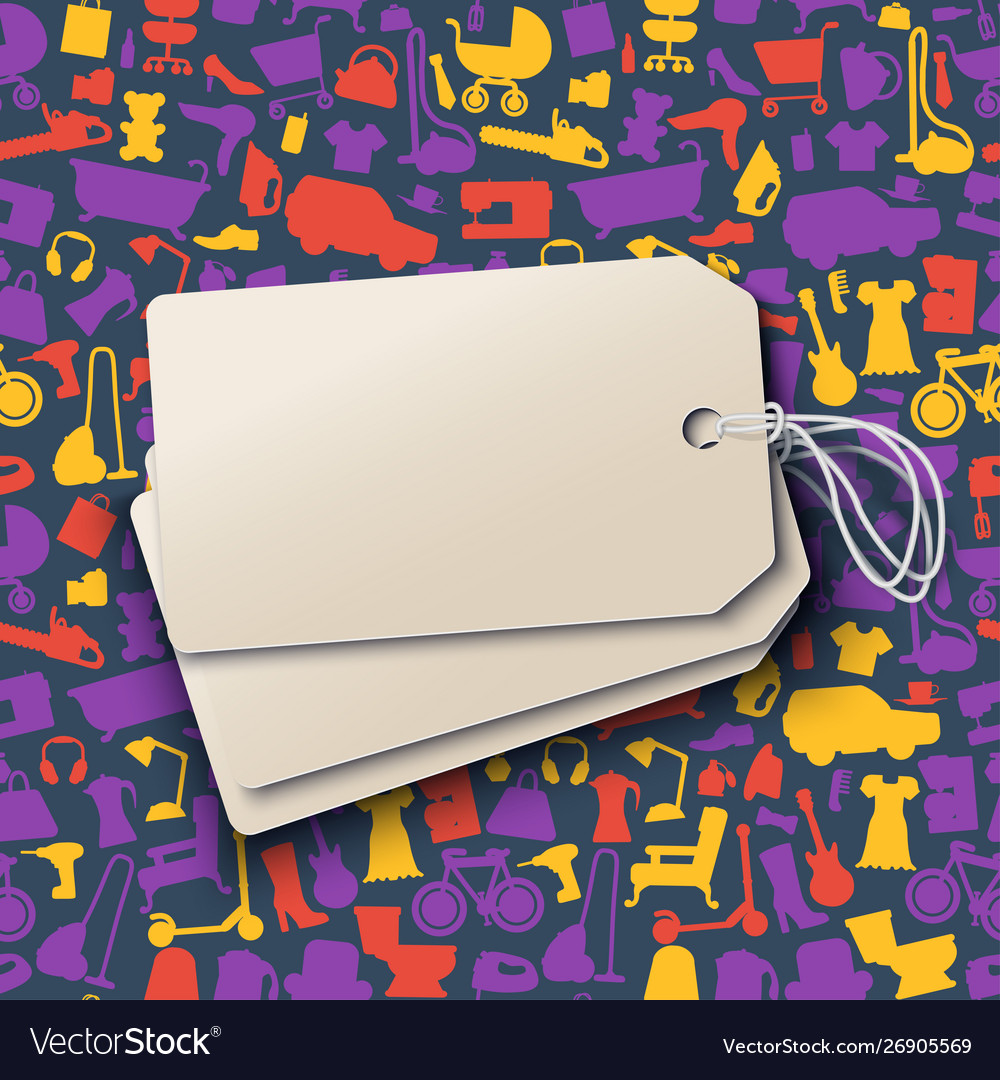 Shopping Tags Pattern - Sale & Offers