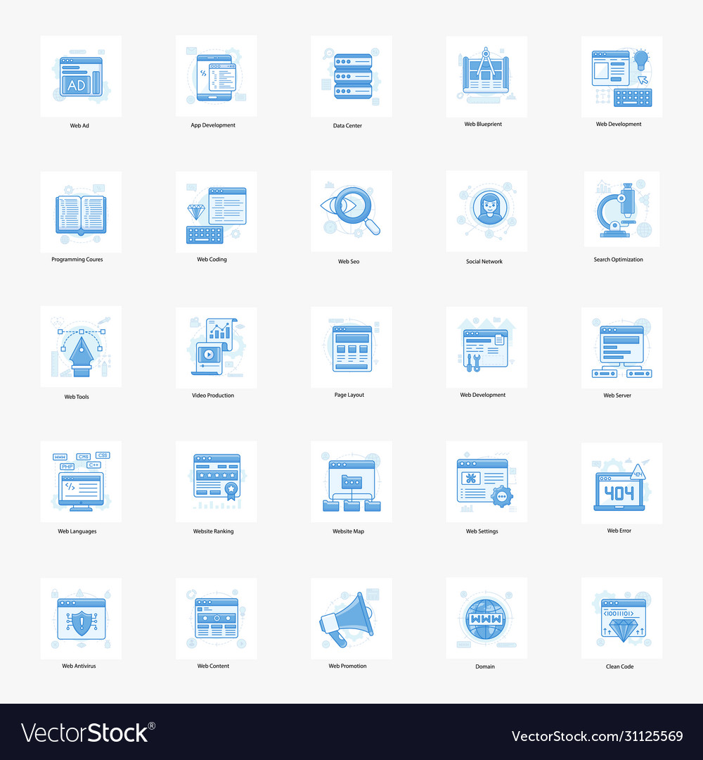 Web designing and coding flat pack