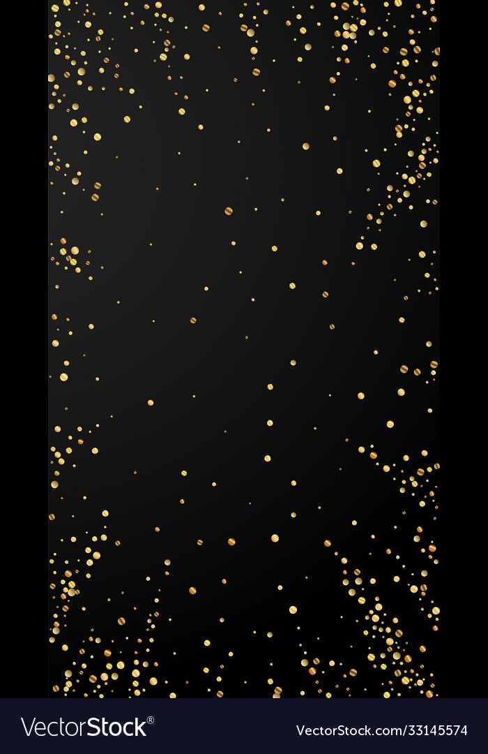 Festive elegant confetti celebration stars gold Vector Image