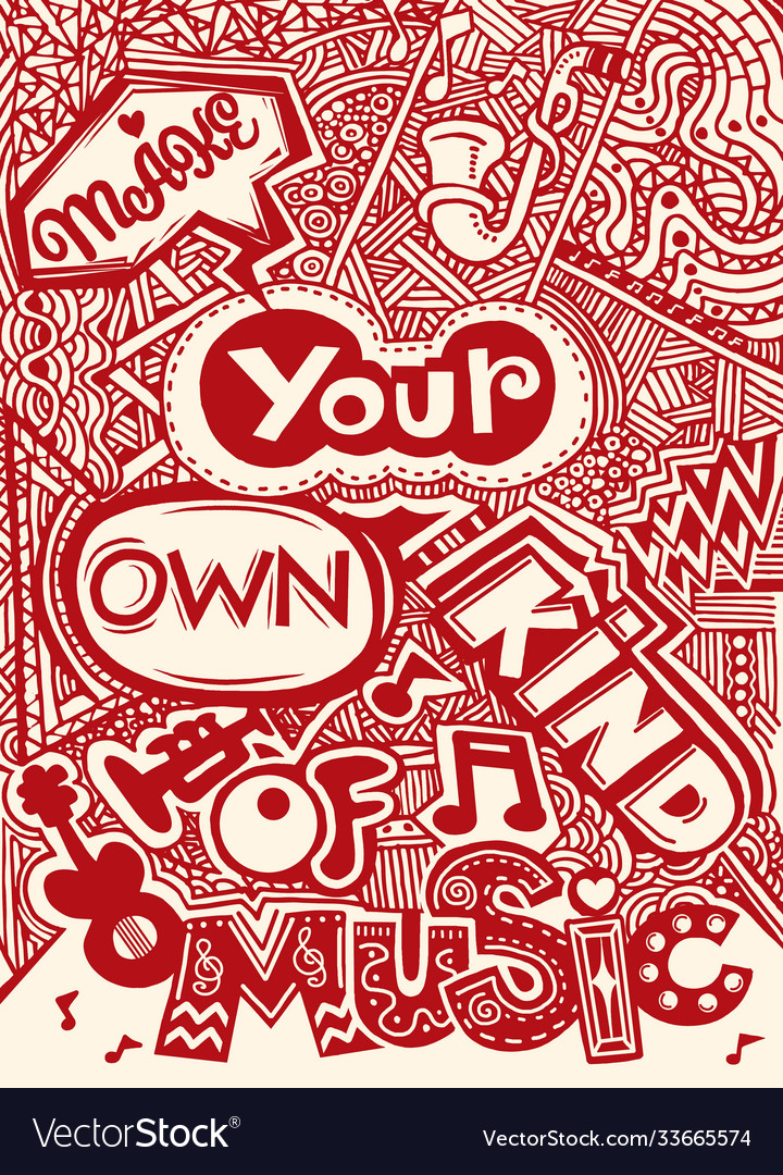 Hand lettering quote drawn typography poster