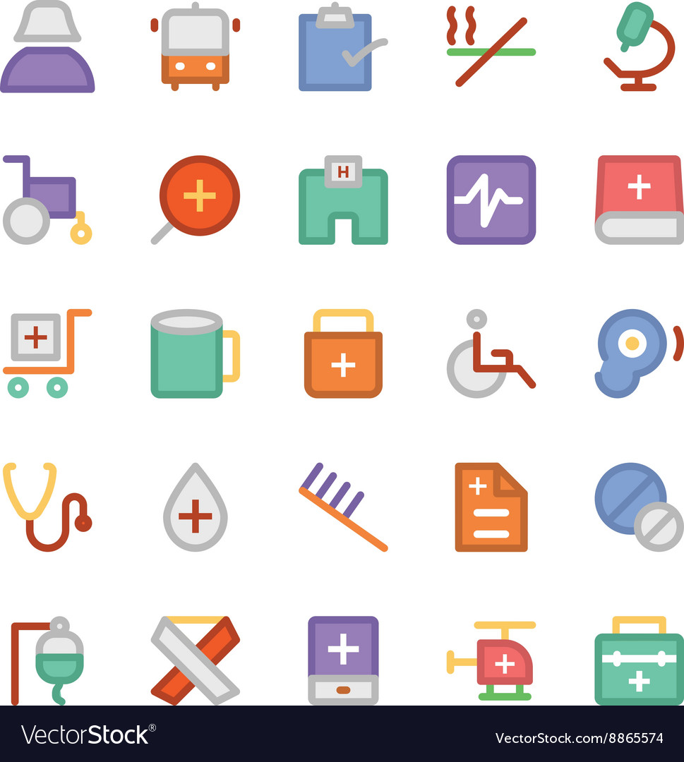 Health colored icons 8