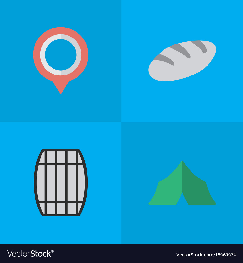 Set of simple holiday icons