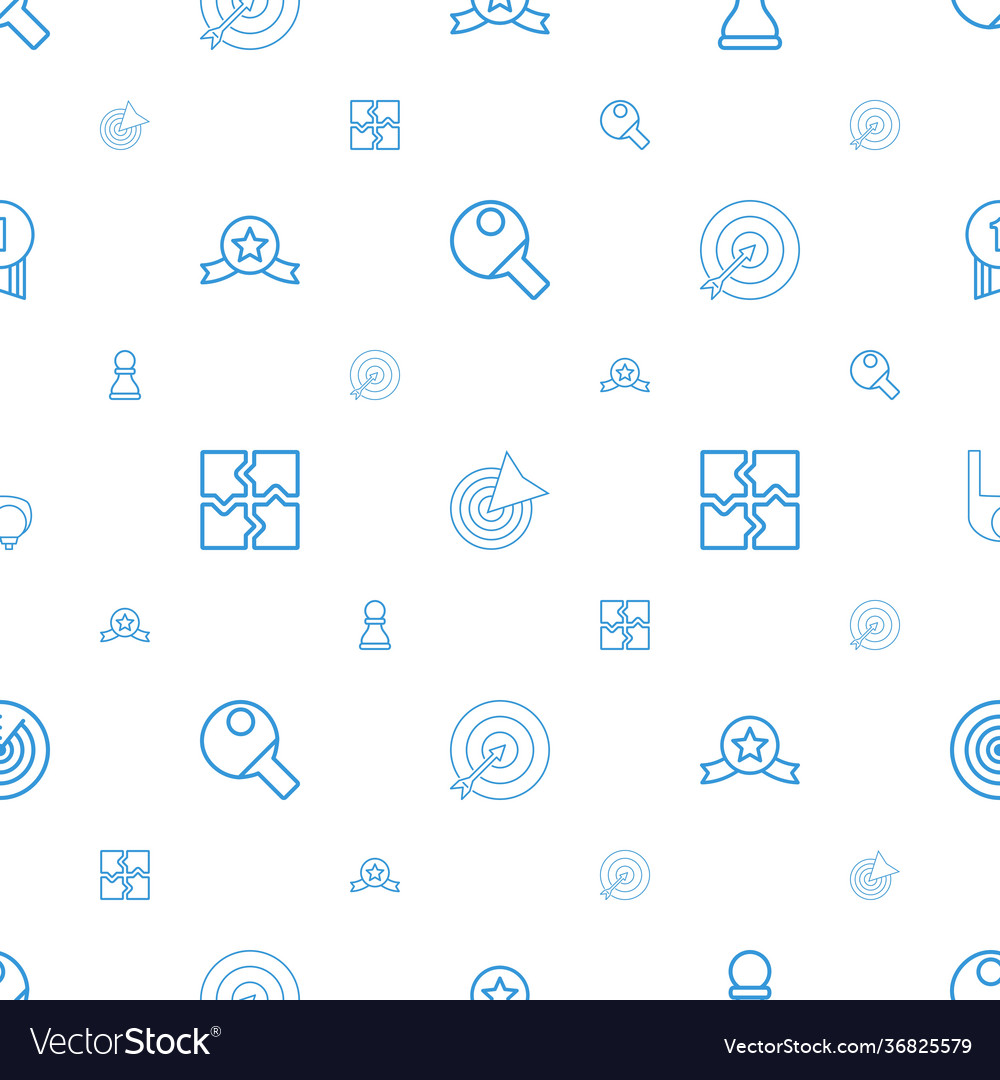 Challenge icons pattern seamless white background