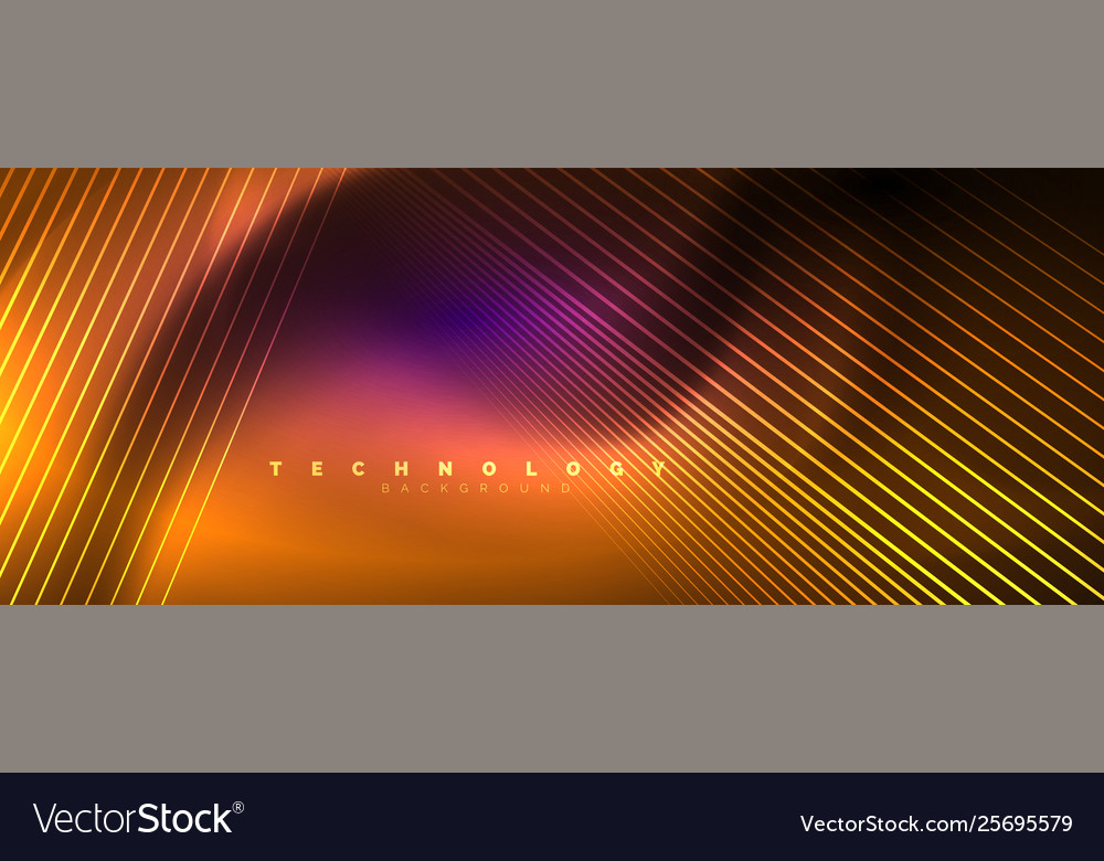 Color light with lines outer space background