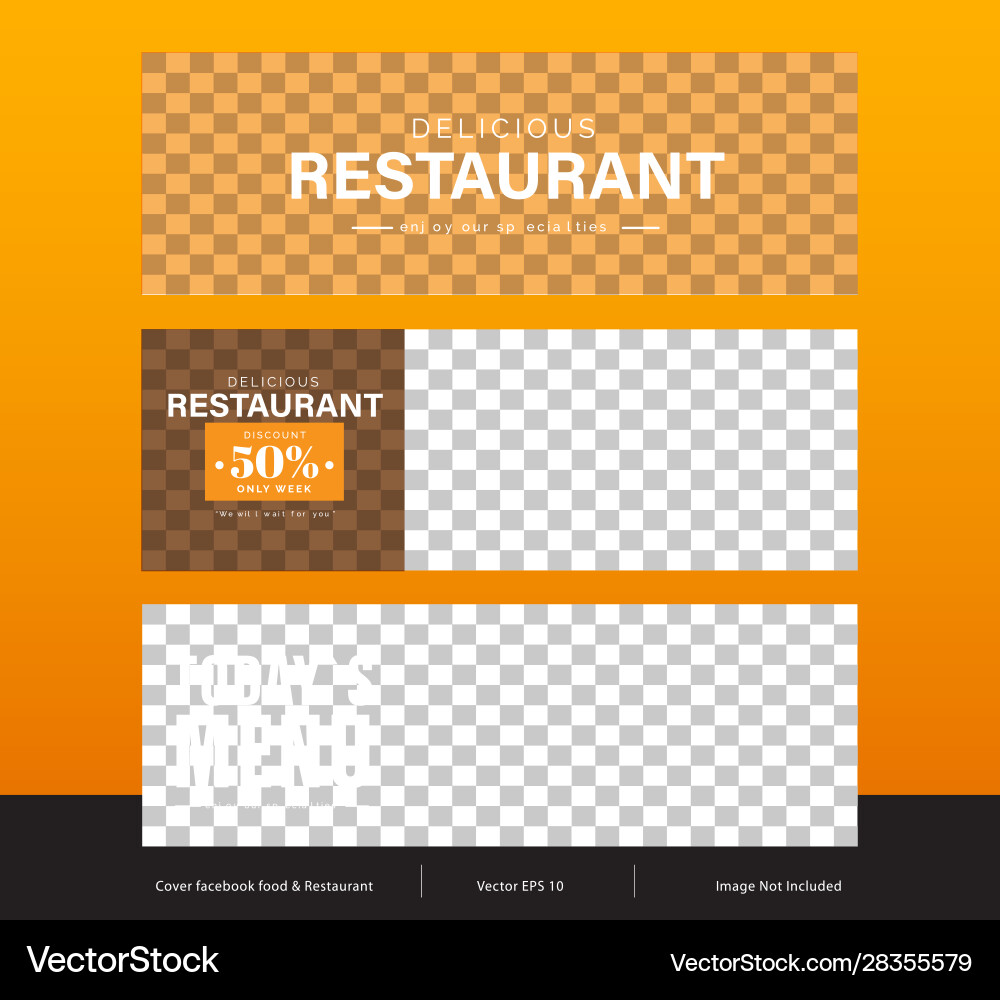 Design Banner For Social Networks Template Vector Image