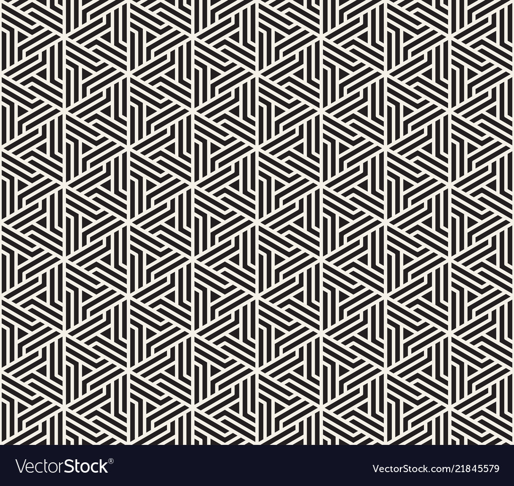 Geometric Abstract Lines Pattern
